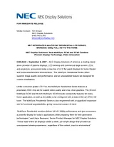 NEC sc40 Reference Guide