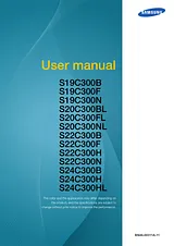 Samsung LED Monitor with Tilt and Pivot Function User Manual