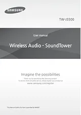 Samsung tw-j5500 ユーザーズマニュアル