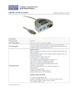 Cables Direct USB-072 Leaflet