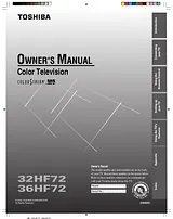 Toshiba 32hf72 User Manual