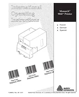 Monarch 9860 Manual Do Utilizador