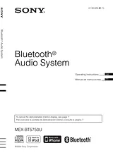 Sony MEX-BT5750U Manual Do Utilizador