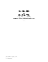 Perle Systems IOLINK-520 Manual Do Utilizador