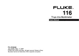 Fluke -116/62 MAX+ Digital Multimeter 4296018 数据表