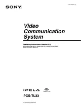 Sony PCS-TL33 Manual Do Utilizador