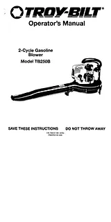 Troy-Bilt TB250B Benutzerhandbuch