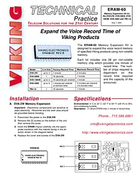 Viking Electronics Electronics Video Gaming Accessories DVA-3003 Leaflet