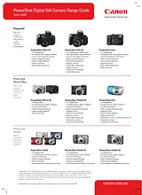 Canon A480 Folheto