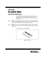 National Instruments NI sbRIO-960x Manuel D’Utilisation
