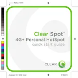 Netgear AirCard 801S (Clear 4G) – Clear Spot 4G plus for Clear Guide D’Installation Rapide