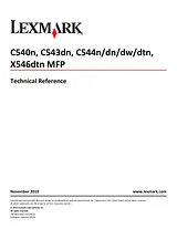 Lexmark X546DTN MFP Manuale Utente