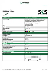 Sks Hirschmann Mini jack plug Plug, straight Pin diameter: 2 mm Green MST 3 GRUEN, MINIATURSTECKER 1 pc(s) 973509104 Техническая Спецификация