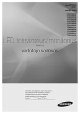 Samsung 27" TV monitor koos sinise Touch of Colori disainiga Manual Do Utilizador