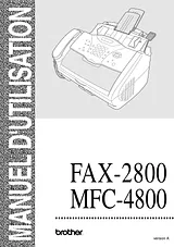 Brother FAX-2800 Mode D'Emploi
