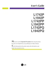 LG L1942P-BF Owner's Manual