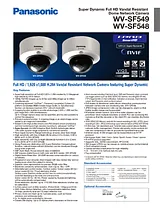 Panasonic WV-SF549 WVSF549 Leaflet