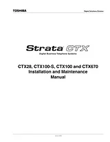 Toshiba CTX28 User Manual