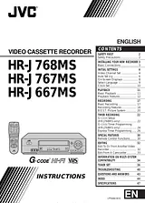 JVC HR-J768MS Benutzerhandbuch