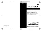 Roland RD-700 Справочник Пользователя