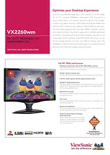 Viewsonic VX2260wm Merkblatt