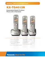 Panasonic KX-TG4013N Folheto