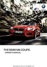 BMW 2016 M6 Coupe オーナーマニュアル