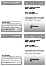 C Control ASURO PRO-BOT128A Pre Built Programmable Robot PRO-BOT128A Folheto