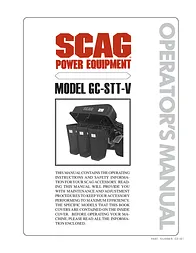 Scag Power Equipment GC-STT-V Benutzerhandbuch