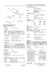 Epson FX-1050 Produktdatenblatt