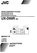 JVC UX-D99R EN Manuale Utente