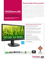 Viewsonic VG2236WM-LED Leaflet