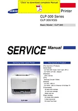 Samsung CLP-300 Справочник Пользователя