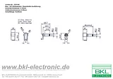 Bkl Electronic Low power connector Plug, right angle 5.5 mm 2.1 mm 72139 1 pc(s) 72139 Техническая Спецификация