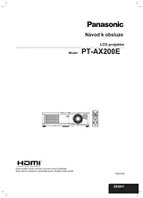 Panasonic PT-AX200 Operating Guide