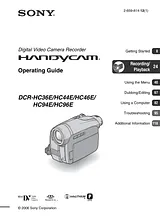 Sony DCR-HC46E Manuel D’Utilisation