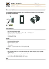 Lappkabel 52220003 SKINTOP CUBE Plug-in Seal Module CUBE MODULE Set Of 5 (L x W) 20 mm x 20 mm Black Content 5 pc(s) 52220003 データシート