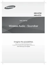 Samsung 320 W 4.1Ch Soundbar H750 Manuel D’Utilisation