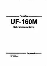 Panasonic UF160M 지침 매뉴얼