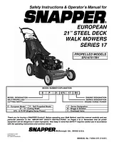 Snapper EP2167517BV Benutzerhandbuch