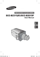 Samsung SCC-B2015P User Manual