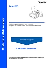 Brother Fax 1360 Guide D’Installation Rapide