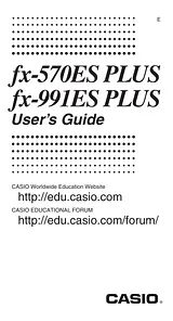 Casio fx-991ES PLUS Manual De Usuario