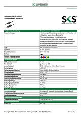 Sks Hirschmann Test lead [ Banana jack 4 mm - Banana jack 4 mm] 2 m Green CO MLN 200/1 934065104 Scheda Tecnica