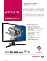 Viewsonic VP2765-LED 사양 시트