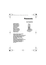 Panasonic kx-tga807ex Guia De Utilização