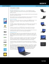 Sony vgn-tt230n Specification Guide