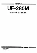 Panasonic UF280M Instruction Manual