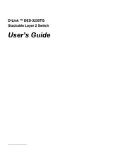 D-Link DES-3250TG User Manual