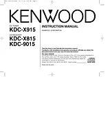 Kenwood KDC-X815 Manual Do Utilizador